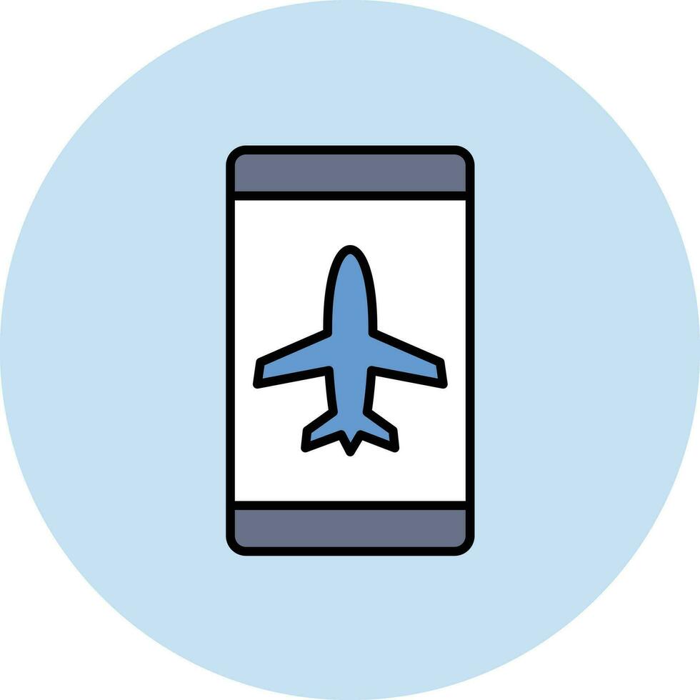 Airplane mode active Vector Icon