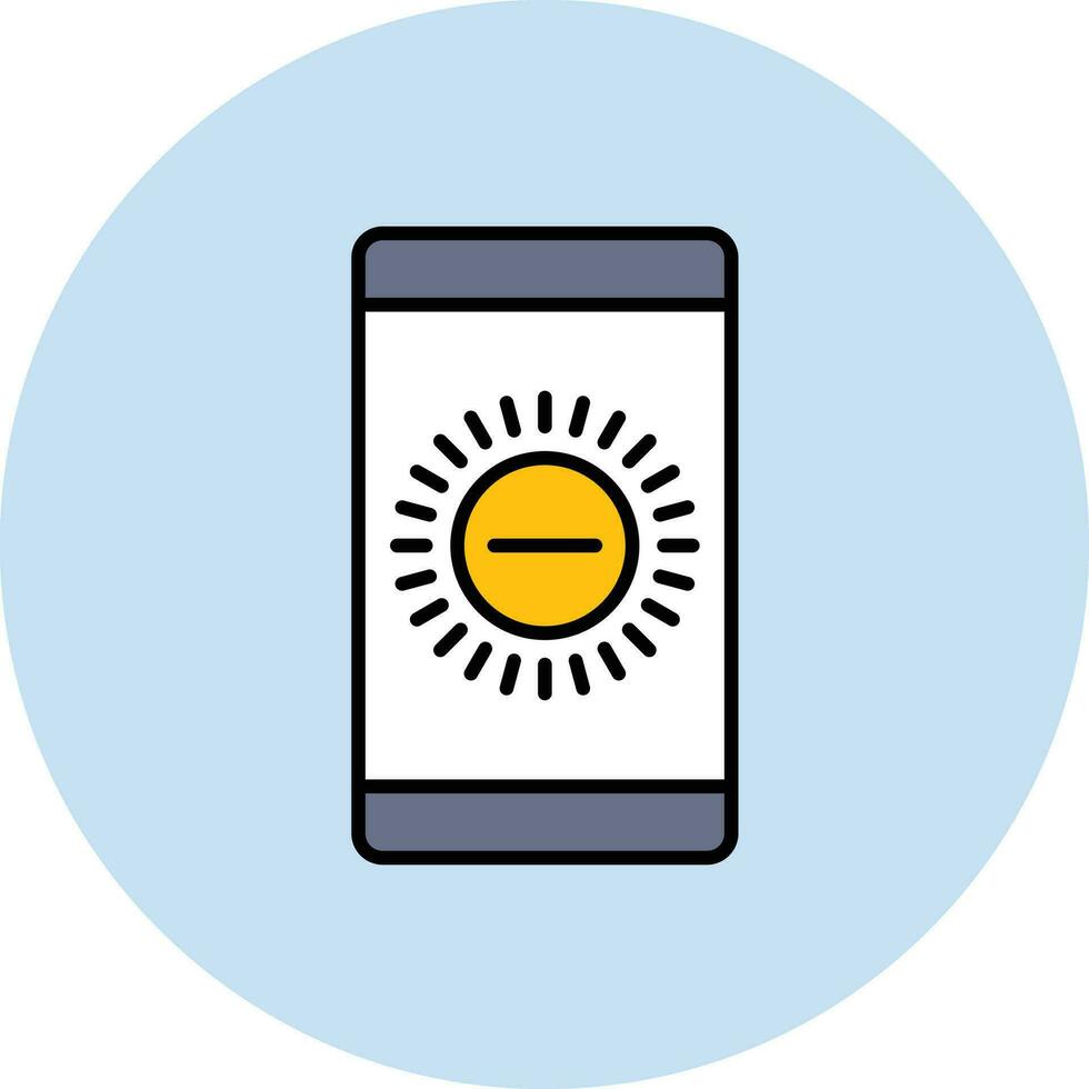 Brightness Low Vector Icon