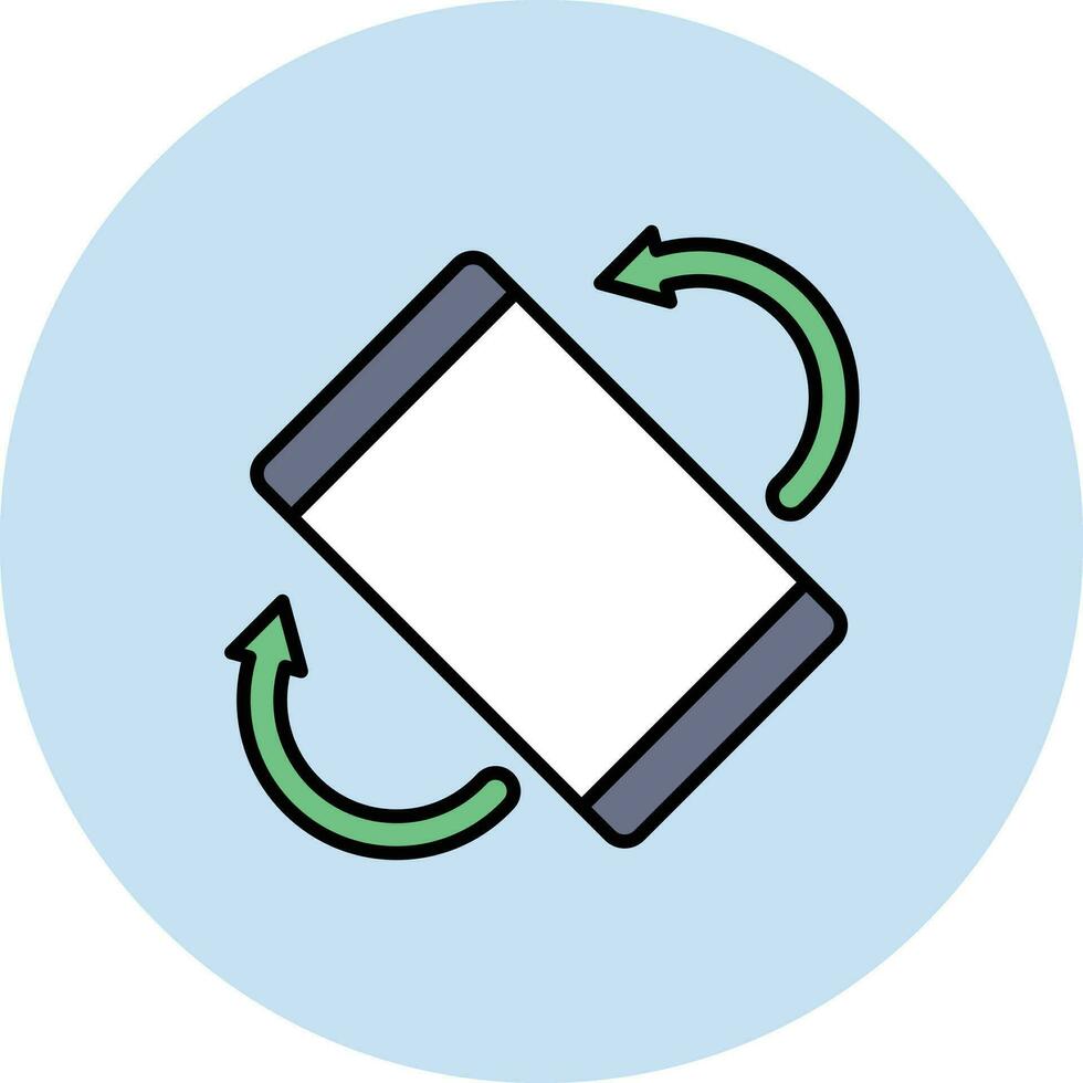 Screen Rotation Vector Icon