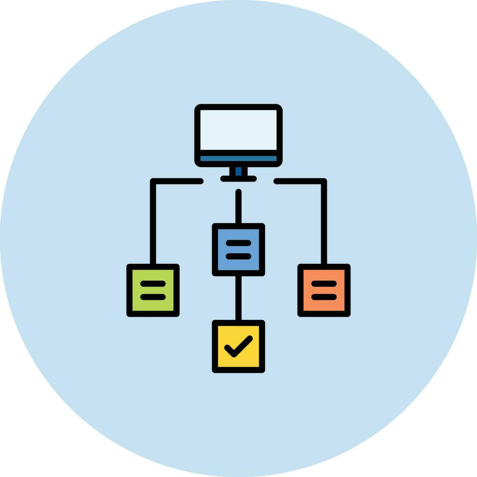 Workflow Vector Icon