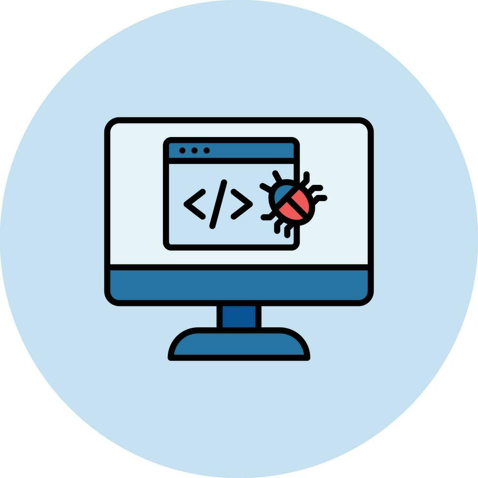 Website Bug Vector Icon