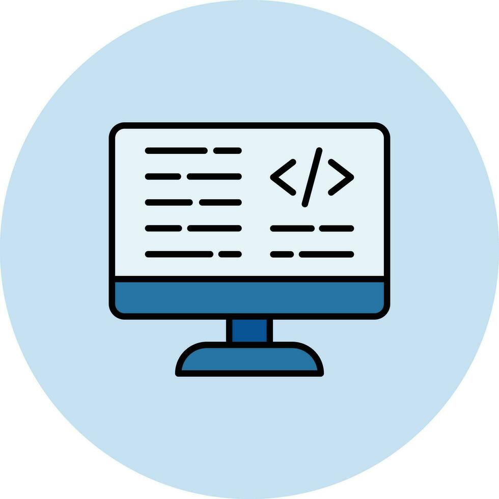 css código vector icono