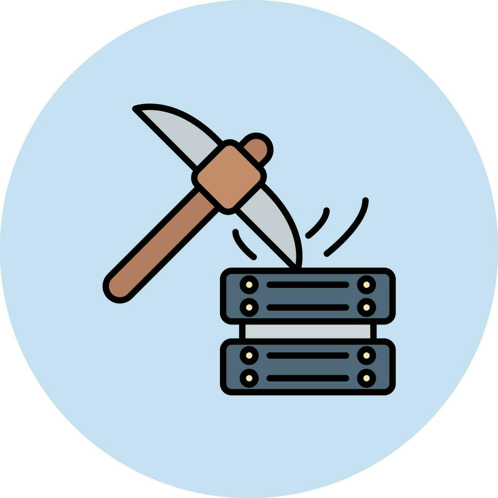 Data Mining Vector Icon