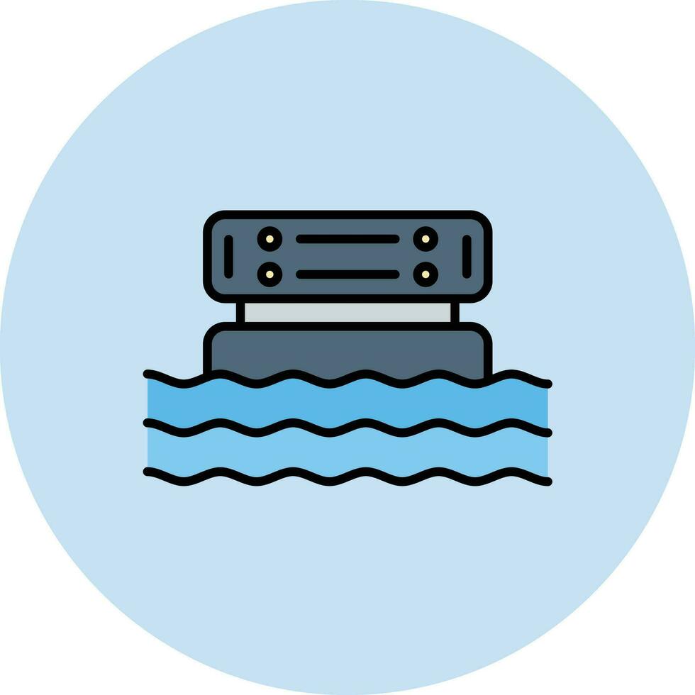 Data Lake Vector Icon