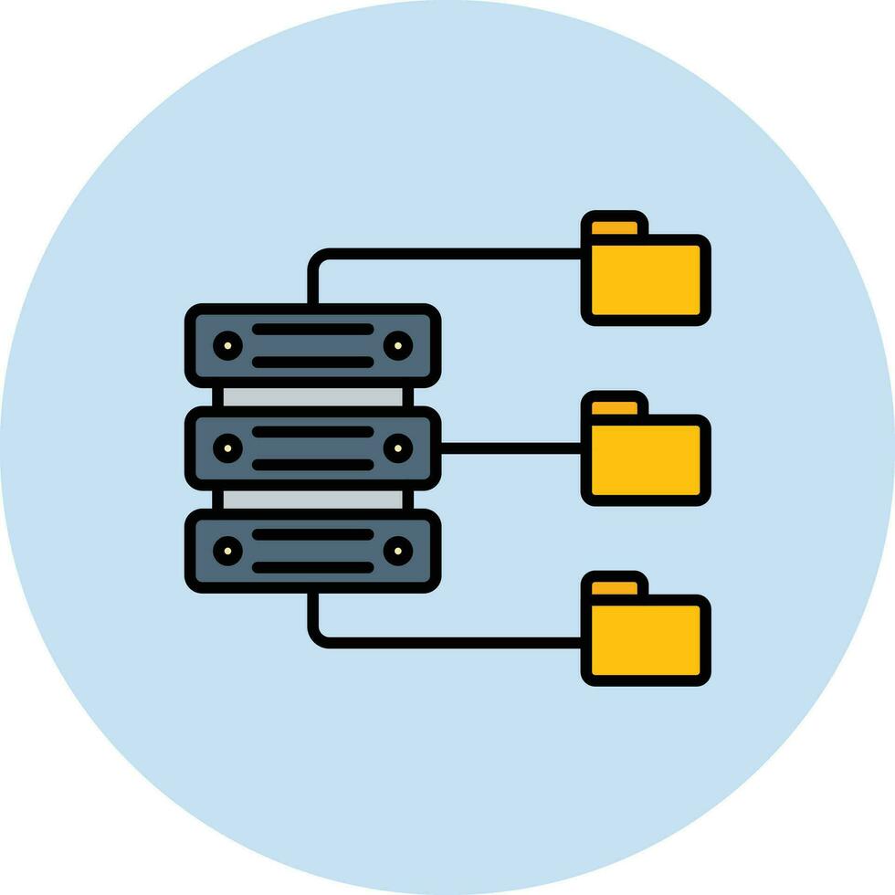 datos fuente vector icono