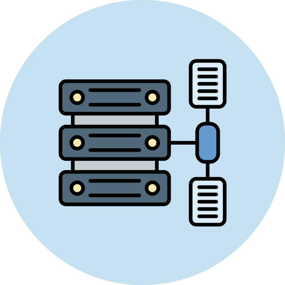 Data Transformation Vector Icon
