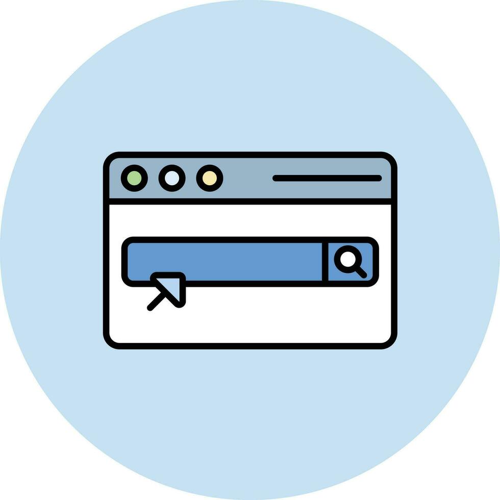 Search Engine Vector Icon