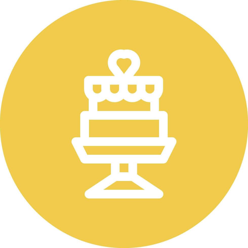 Wedding Cake Vector Icon