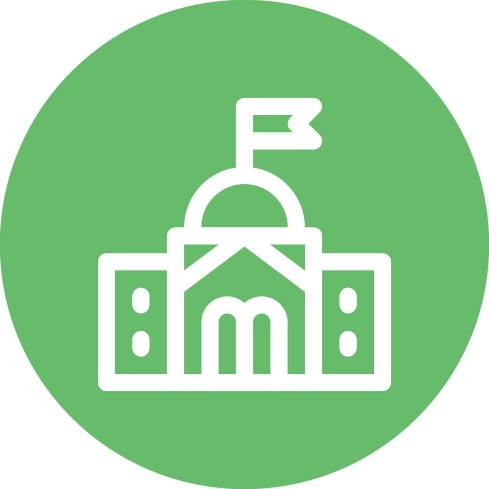 Government Building Vector Icon