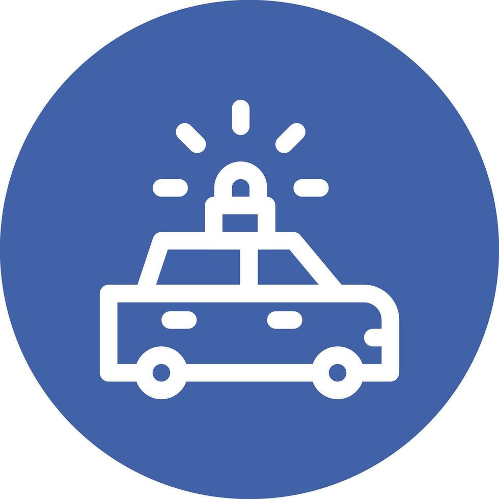 Police Car Vector Icon