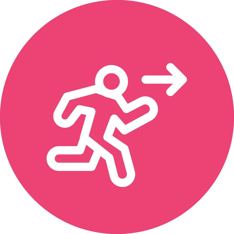 Fire Exit Vector Icon