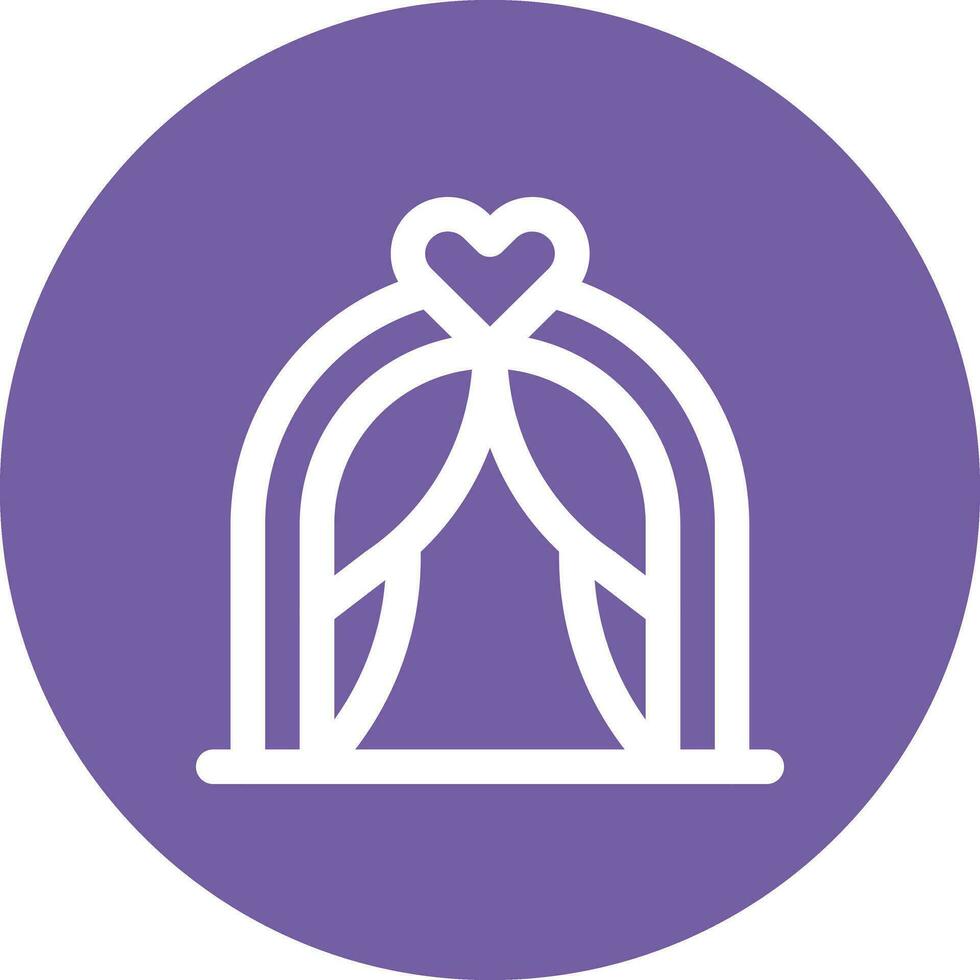 Wedding Arch Vector Icon