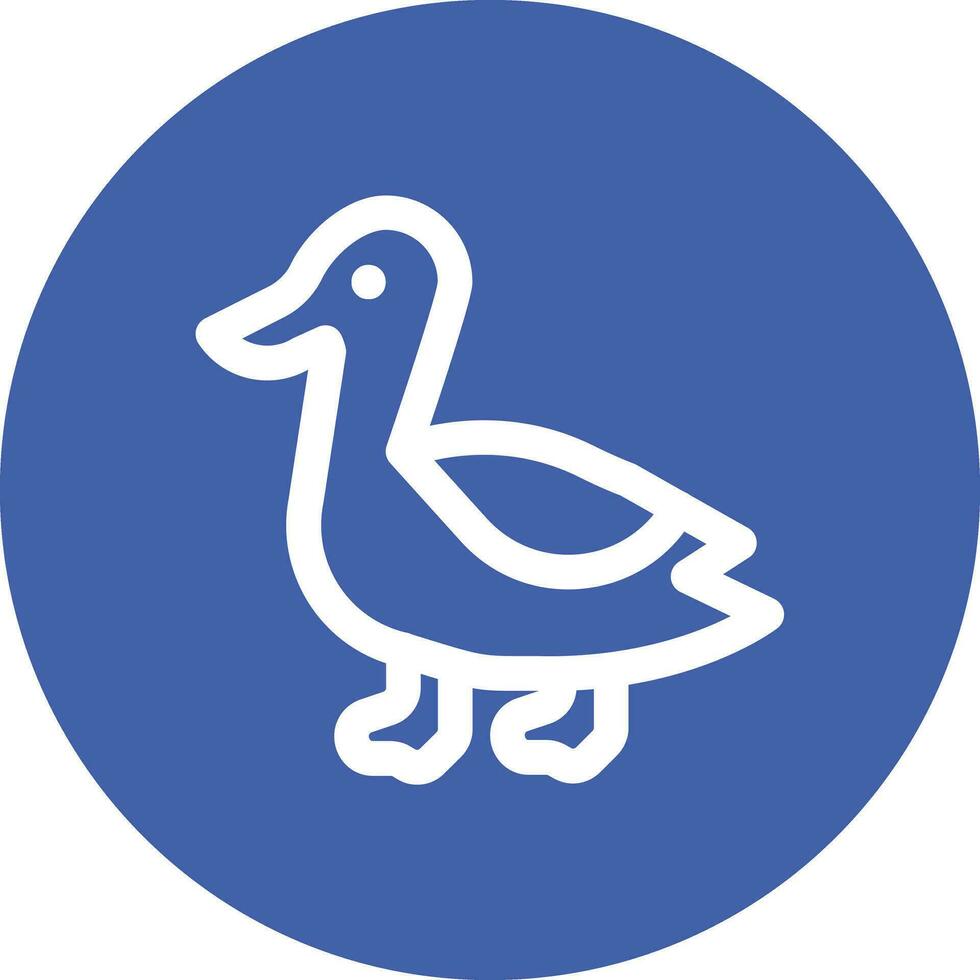 Pato vector icono