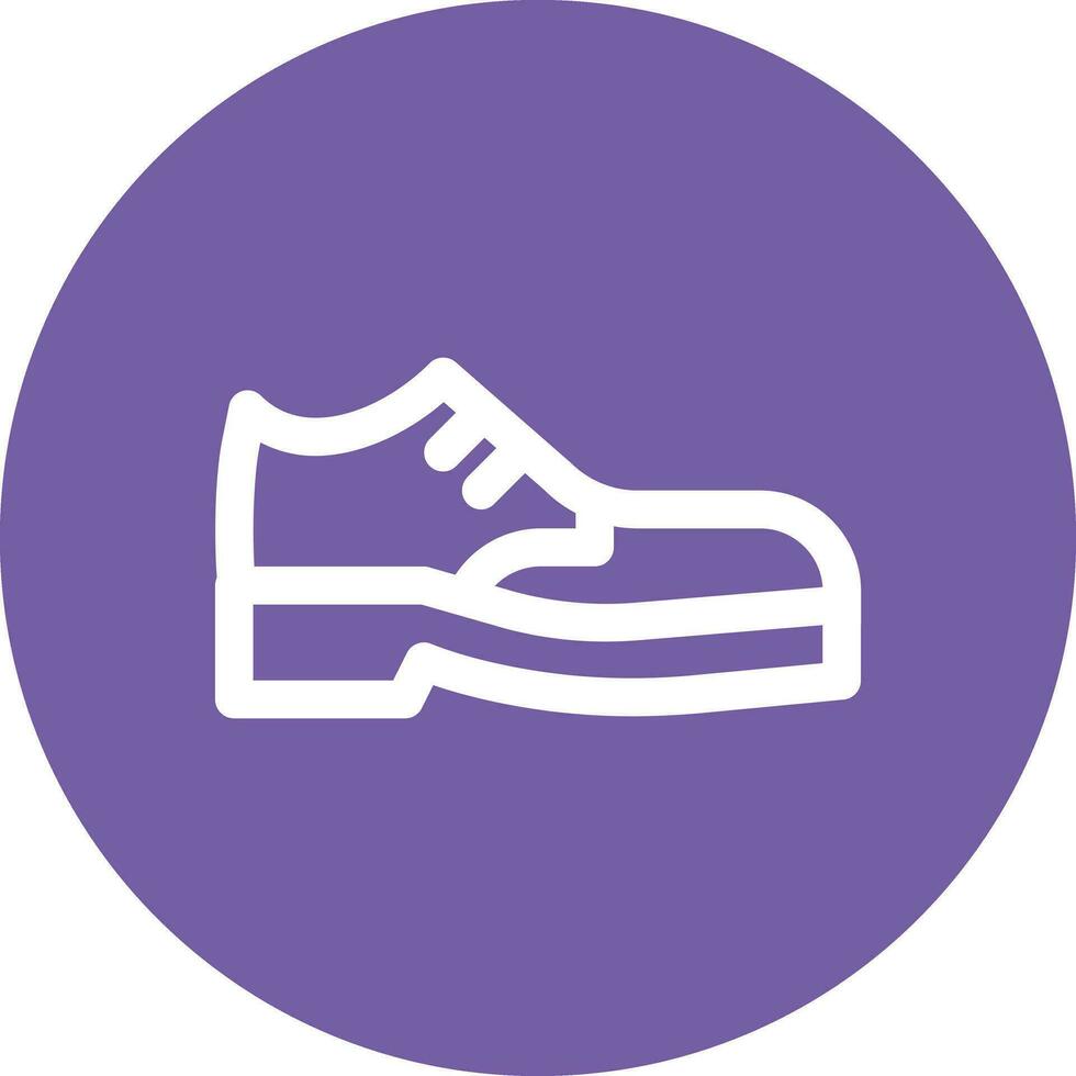 icono de vector de zapatos casuales