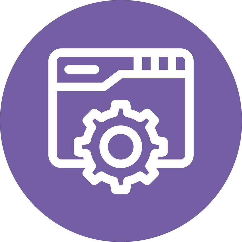 Website Settings Vector Icon