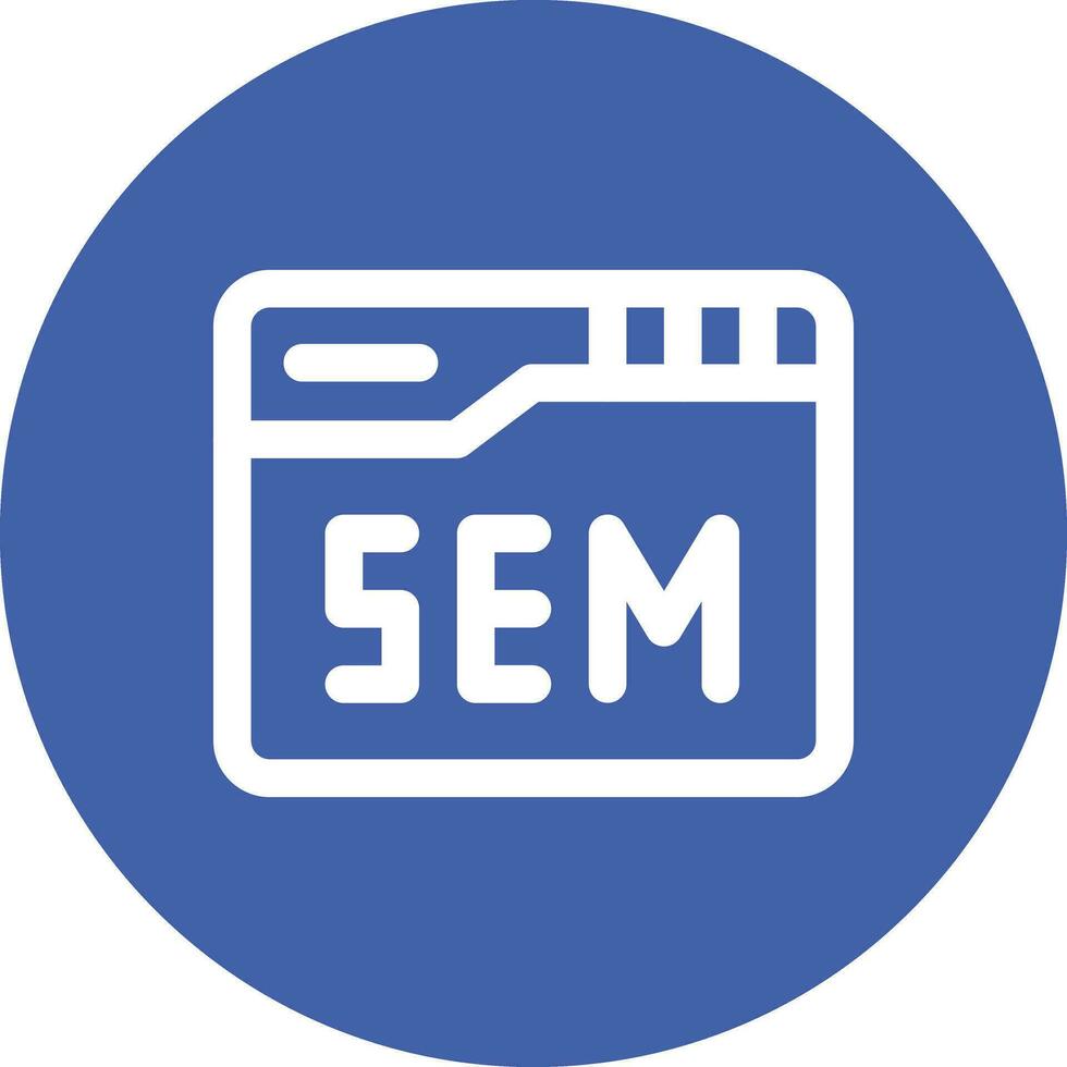 SEM Vector Icon