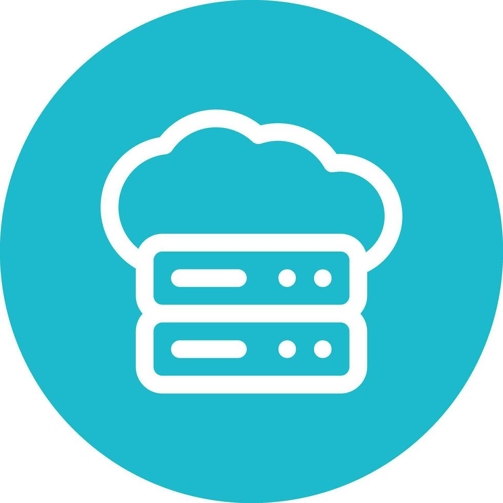 Cloud Computing Vector Icon