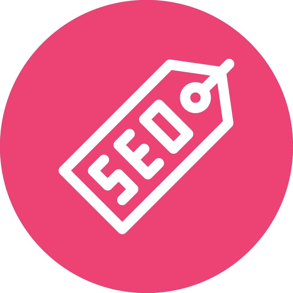 SEO Tag Vector Icon