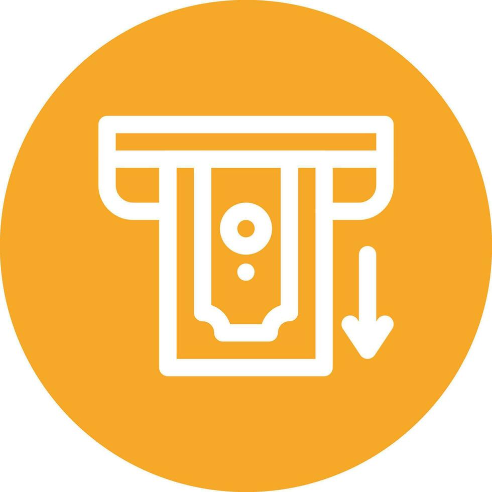 Cash Withdrawal Vector Icon