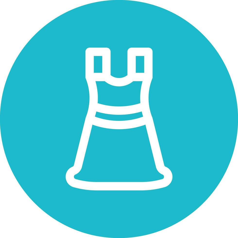 Dress Sketch Vector Icon