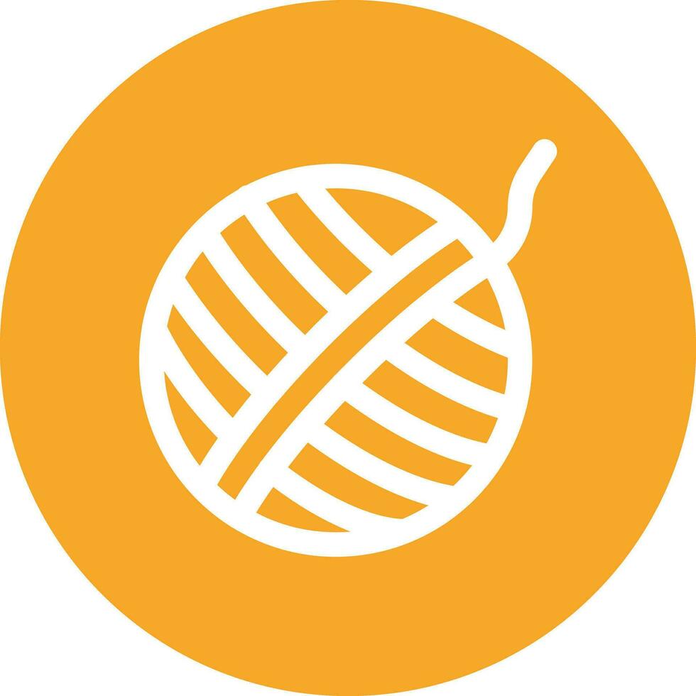 Yarn Ball Vector Icon