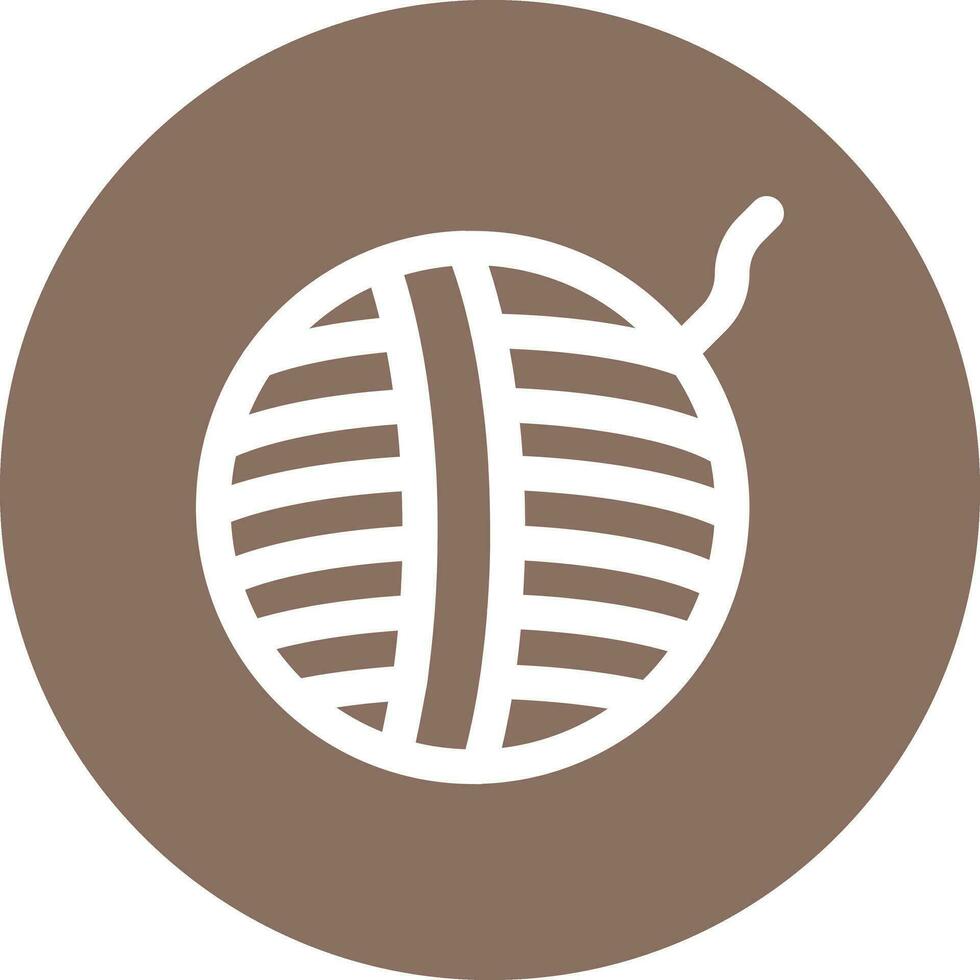 Wool Ball Vector Icon