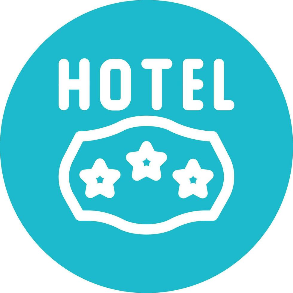 Hotel Sign Vector Icon