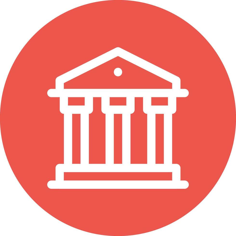 Greek Temple Vector Icon