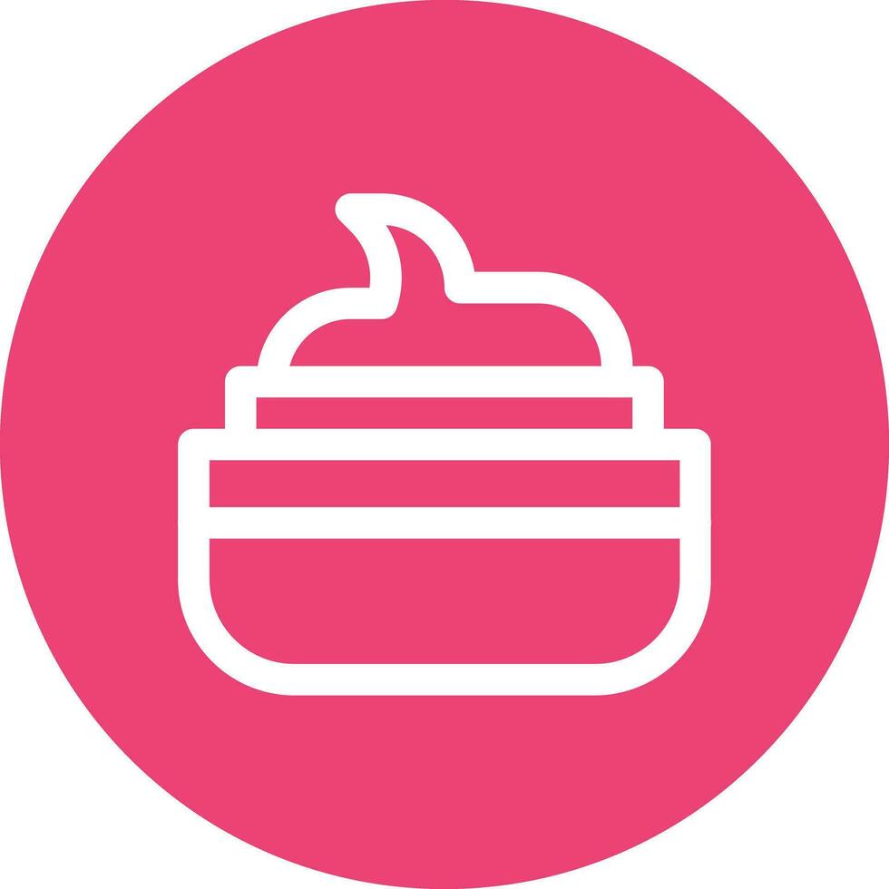 Cream Vector Icon