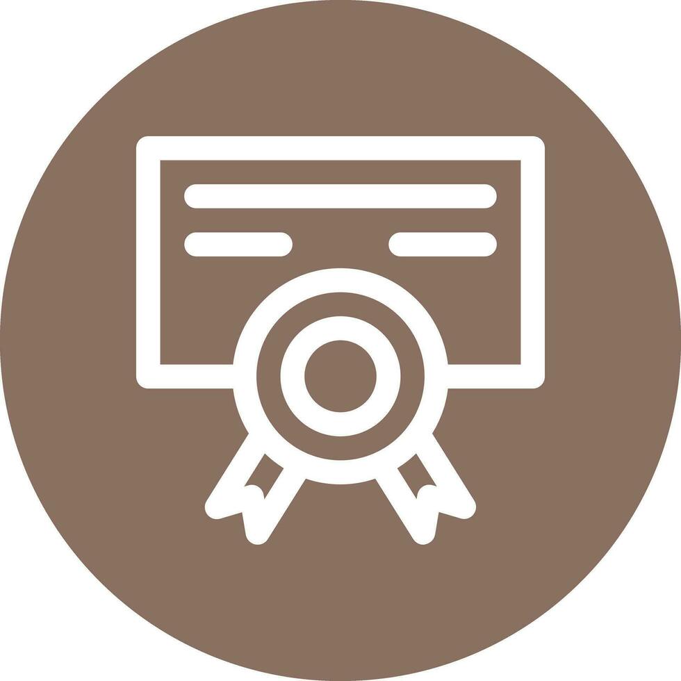 Certificate Vector Icon