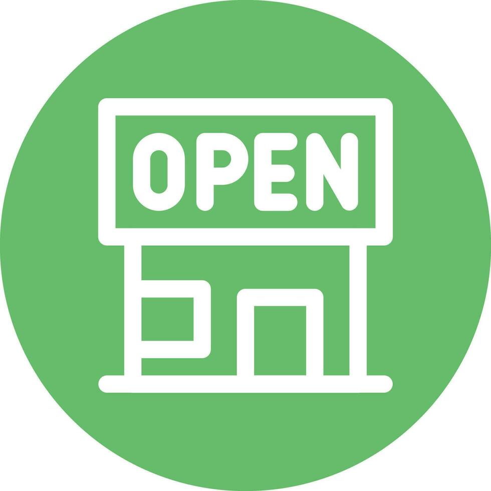 Open Shop Vector Icon