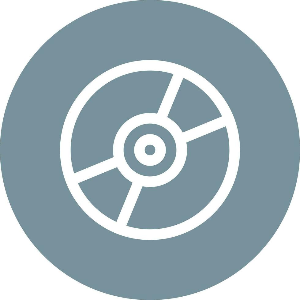 Compact Disk Vector Icon