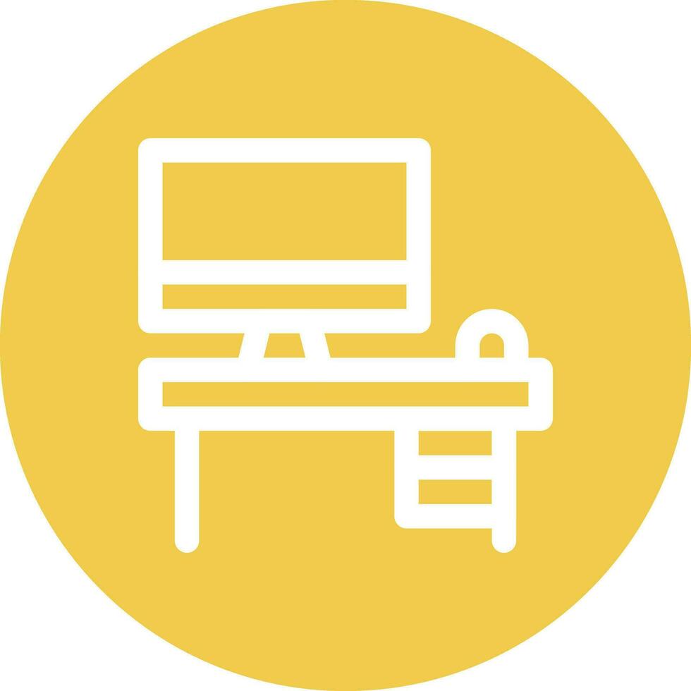 Computer Table Vector Icon 33189798 Vector Art at Vecteezy