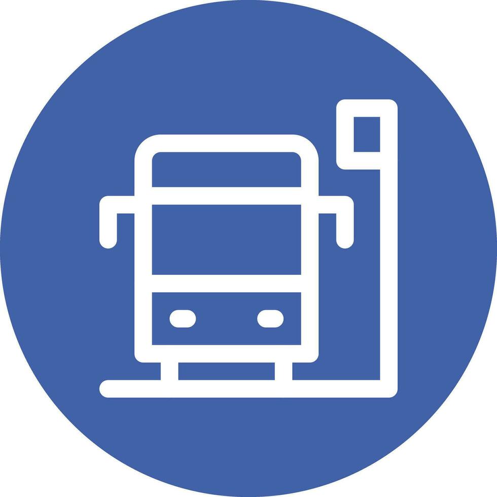 Bus Stop Vector Icon