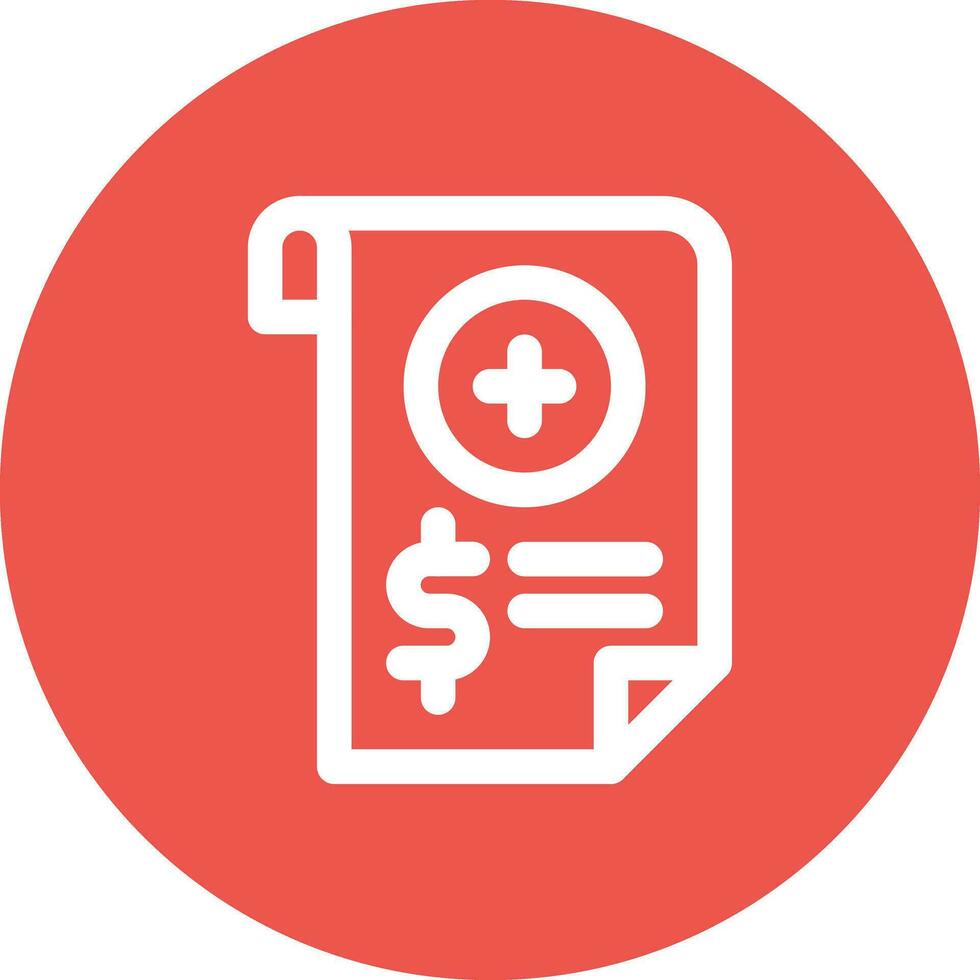 Medicine Bill Vector Icon