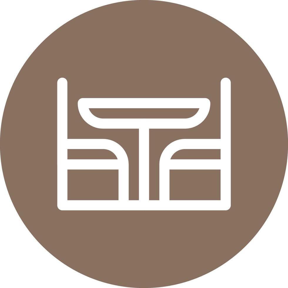 Dining Table Vector Icon