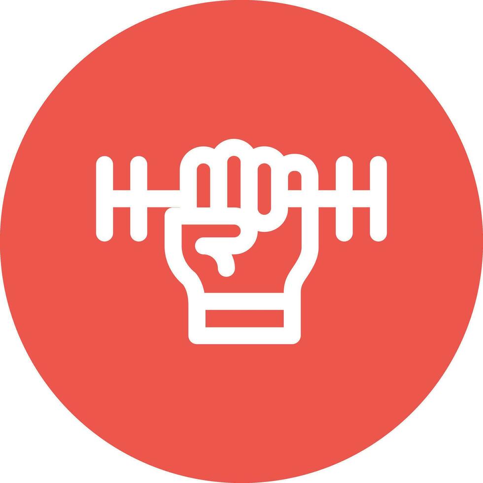 Weight Lifting Vector Icon