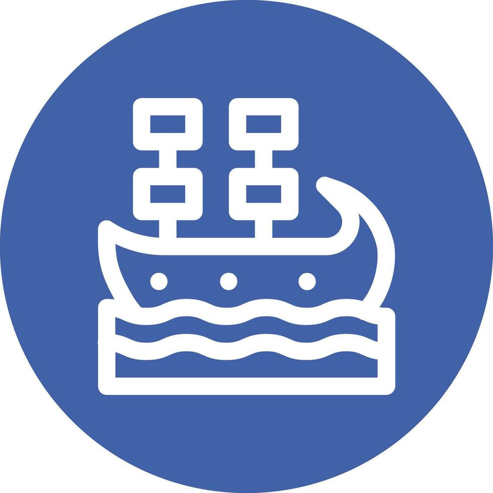 Galleon Vector Icon