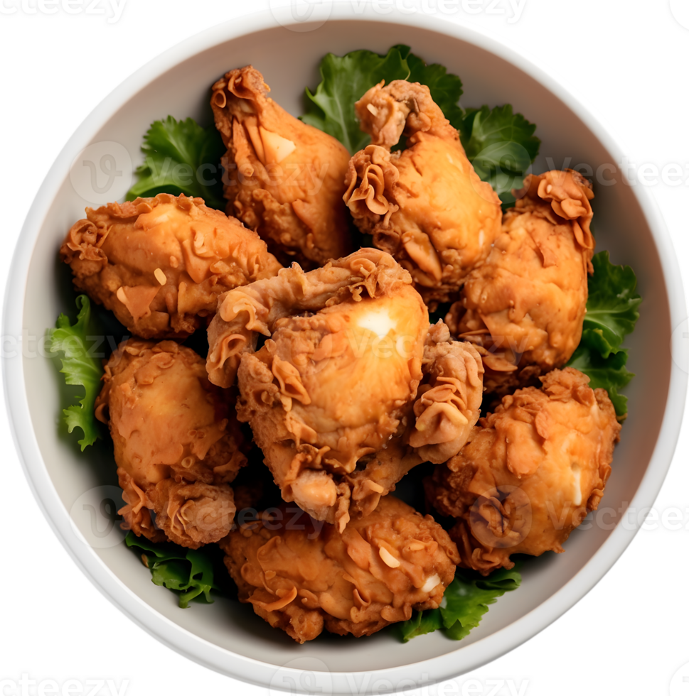 AI generative ,Fried chicken, Crispy chicken, Southern fried chicken png