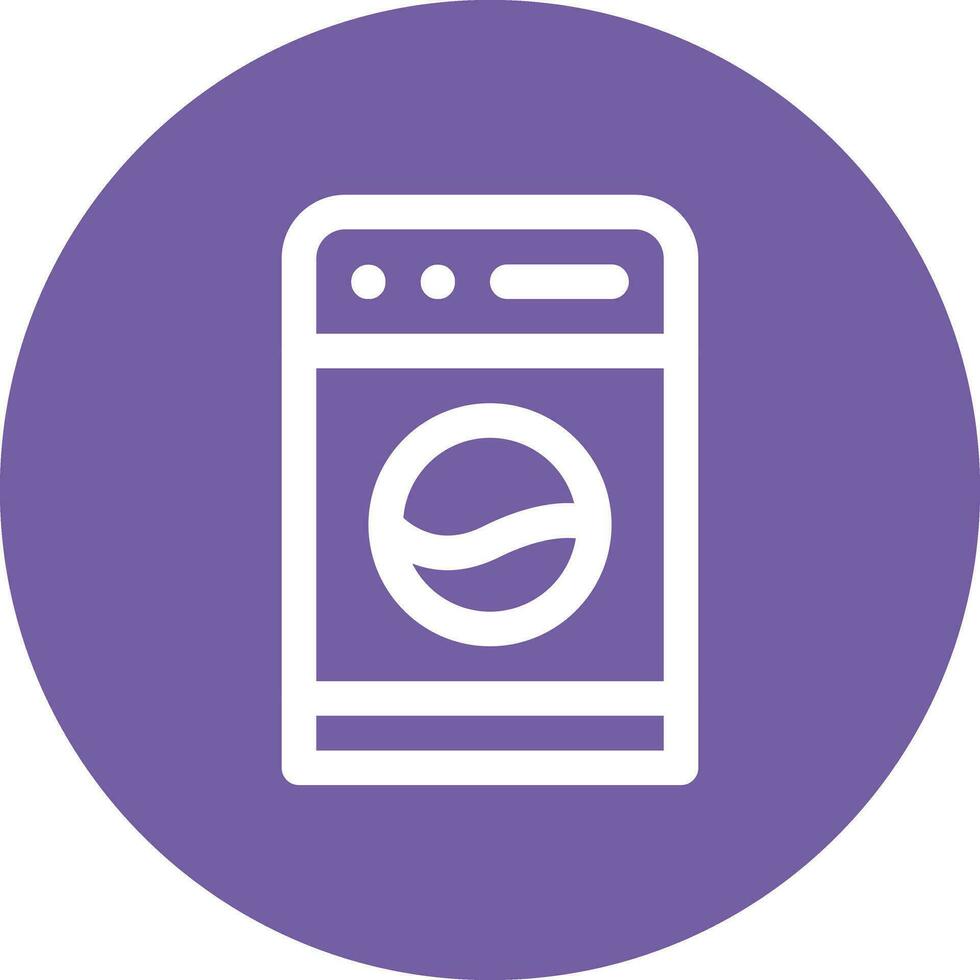 Washing Machine Vector Icon