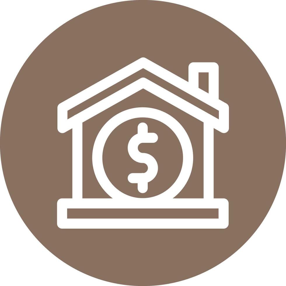 House Price Vector Icon