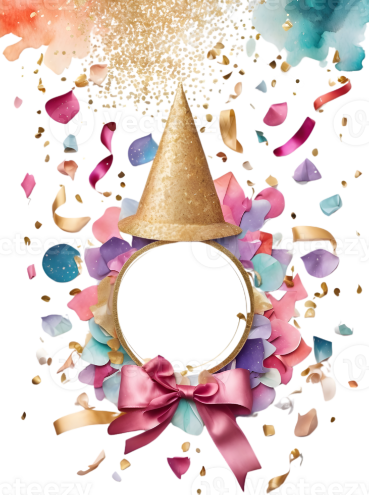 Greeting card, New Year's greeting card, Handmade greeting card ai generative png