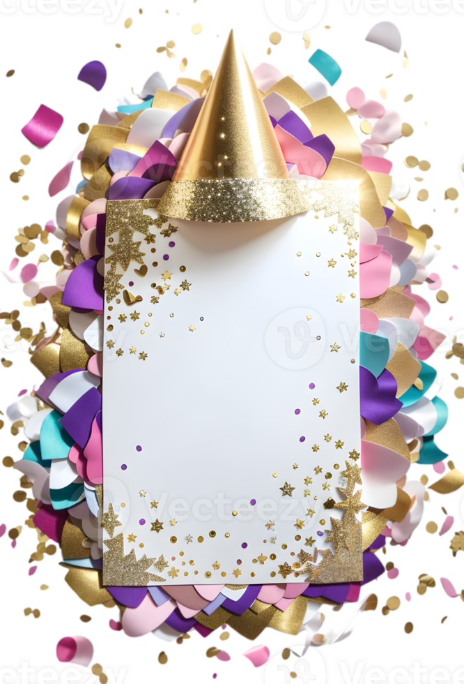 Greeting card, New Year's greeting card, Handmade greeting card ai generative png