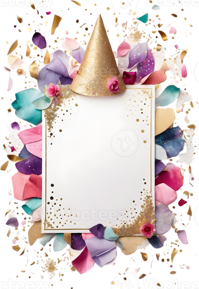 Greeting card, New Year's greeting card, Handmade greeting card ai generative png