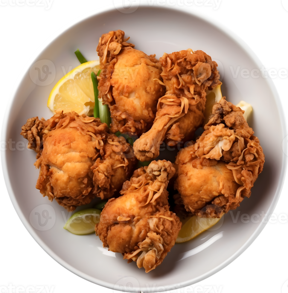 AI generative ,Fried chicken, Crispy chicken, Southern fried chicken png