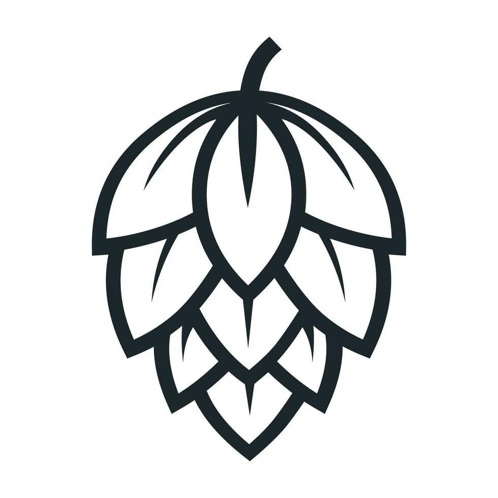 Image of a hop flower vector