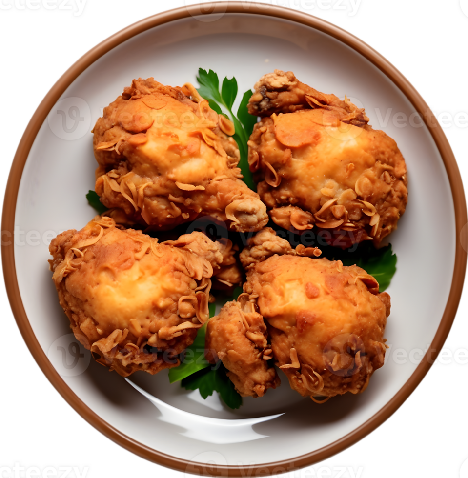 AI generative ,Fried chicken, Crispy chicken, Southern fried chicken png