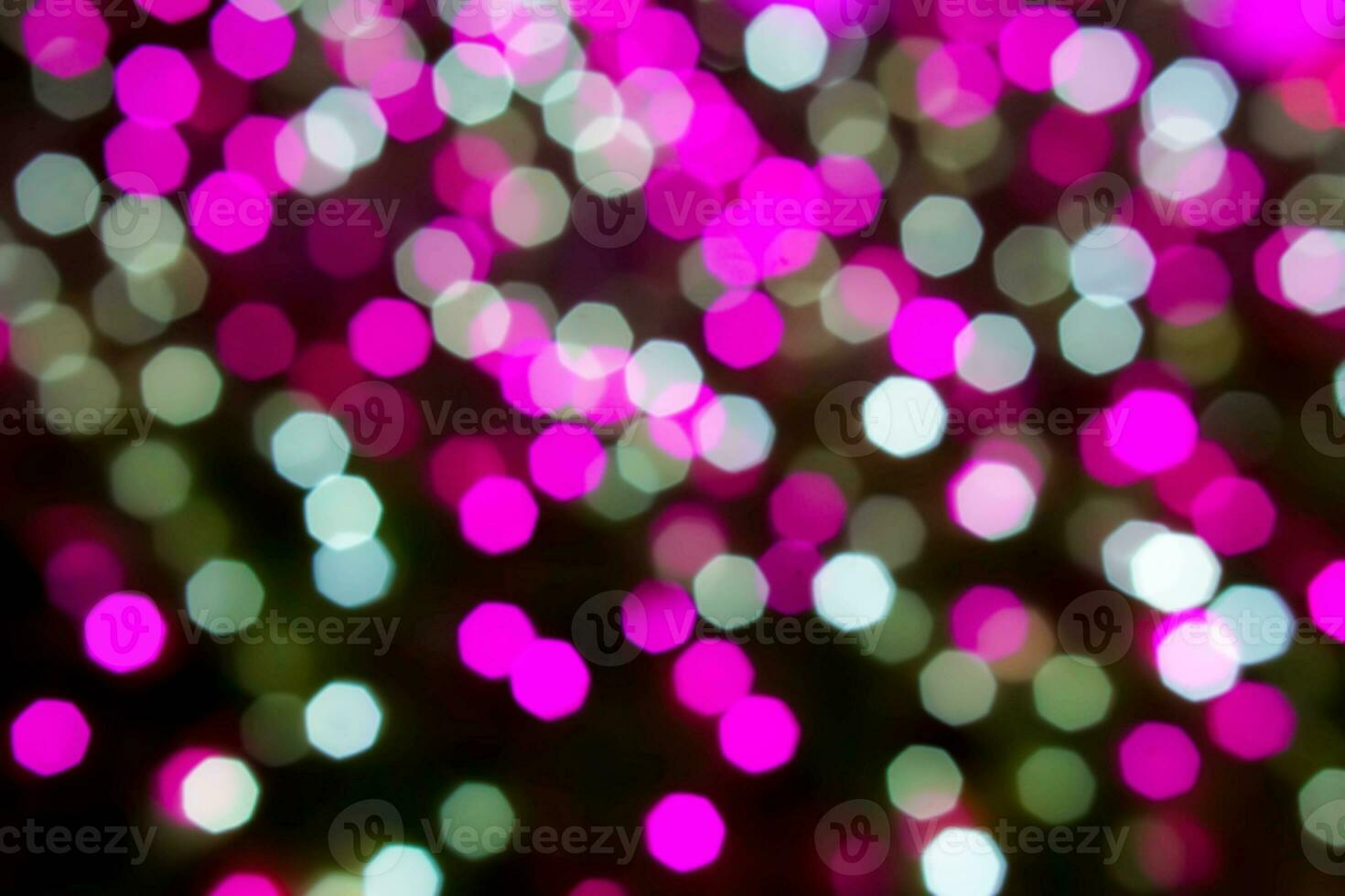 Blurred and bokeh of purple lightings pattern background. photo
