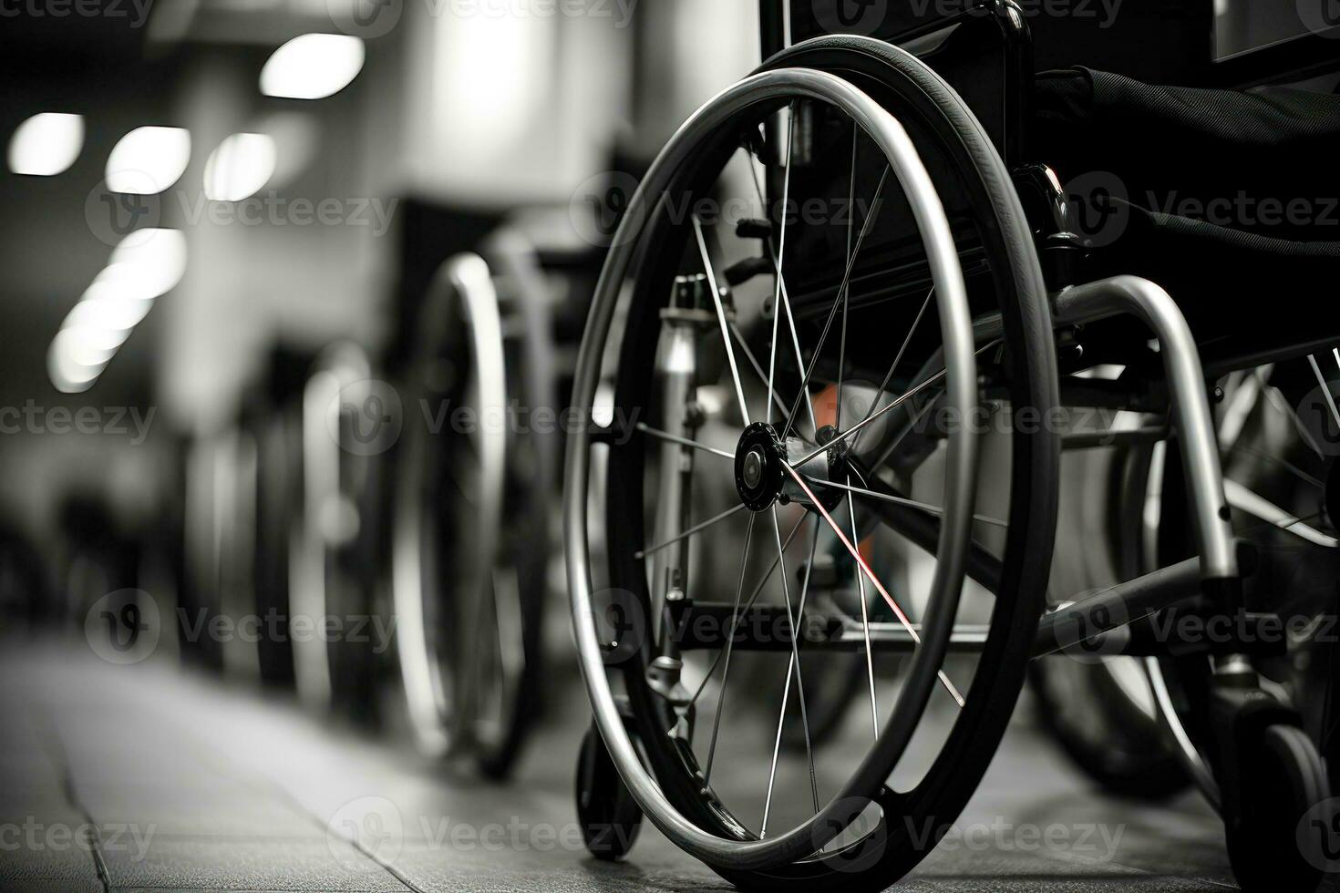 manual wheelchairs generative ai photo