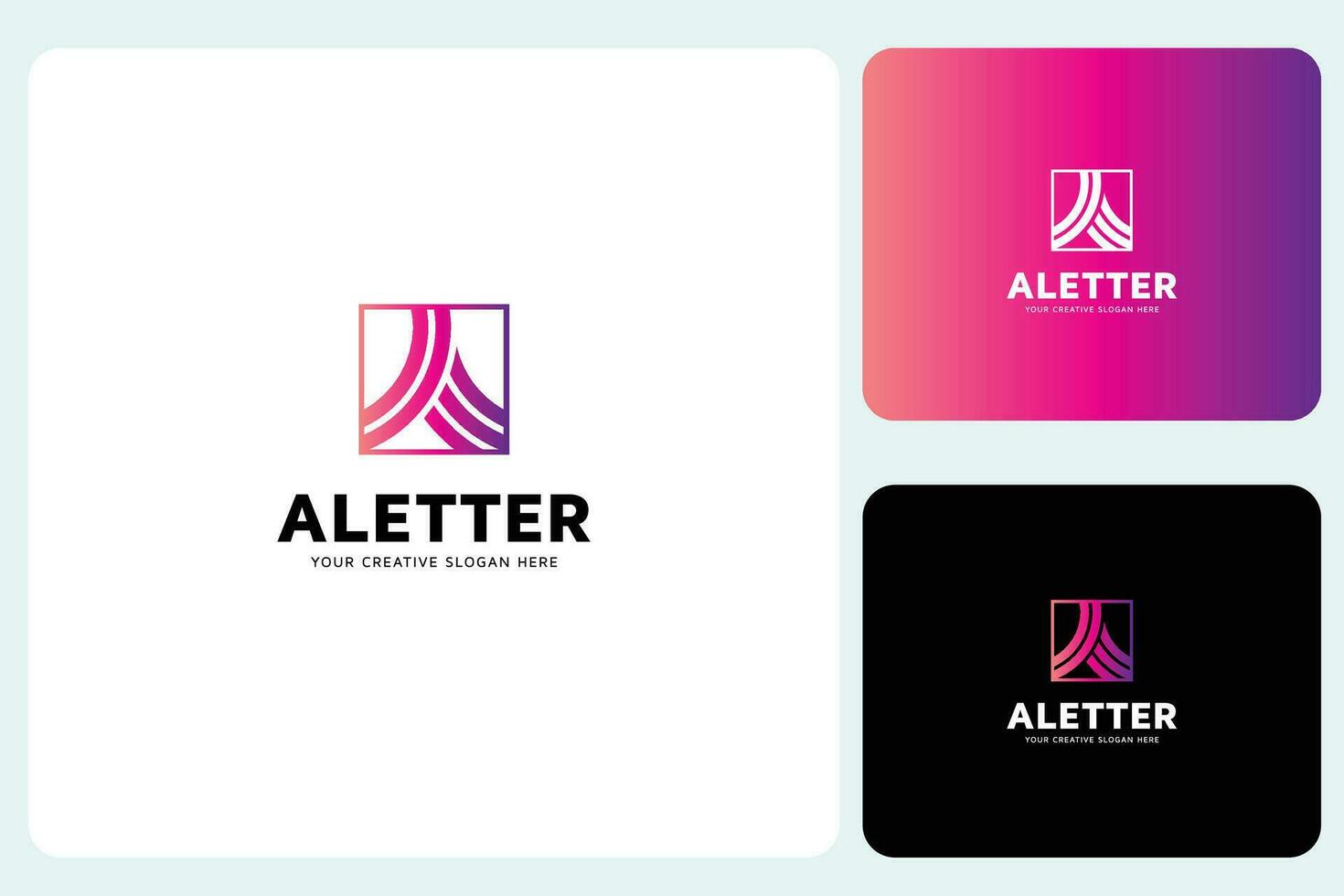 A Letter Logo Design Template vector